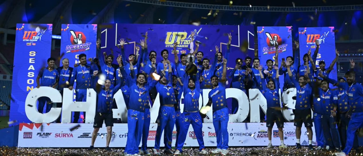 दिव्यांश जोशी के तूफानी शतक से मेरठ मावेरिक्स बना UPT20 चैंपियन